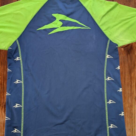 SeaWorld Aquatica Employee Uniform Threads Dri Express Blue Green Medium - Picture 5 of 6
